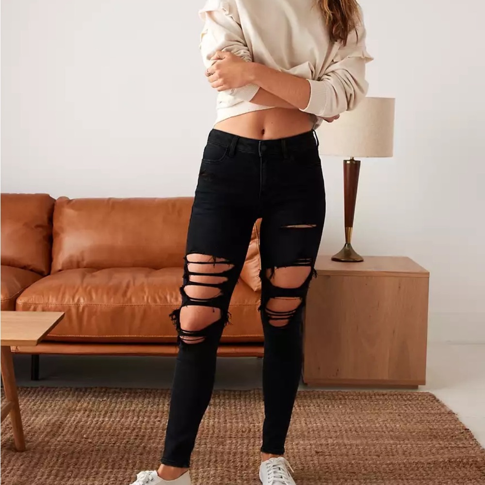 AE Ne(x)t Level Ripped High-Waisted Jegging